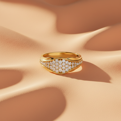 Contoured Diamond Cluster