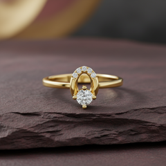 Open Oval Natural Diamond