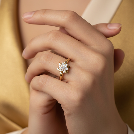 Hexagonal Brilliance Natural Diamond