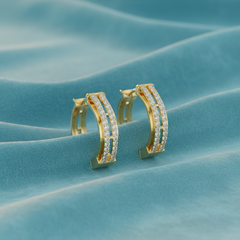 Double-Row Open-Work Diamond
