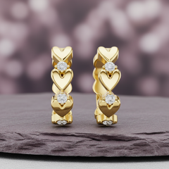 Sweetheart Sculpted Natural Diamond
