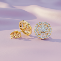 Celestial Orbit Double Halo Solitaire