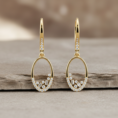 Mixed-Cut Diamond Floating