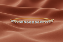 Half Circle Eternity Diamond Circle