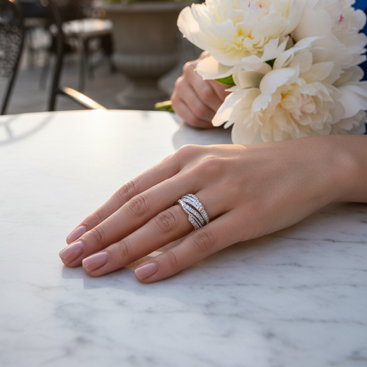 Full Coverage Opulent Surface Diamond Encrusted