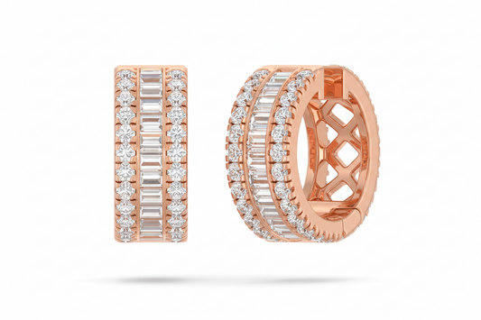 Luxury Baguette Channel Diamond Shimmer