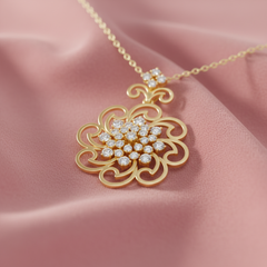 Modern Openwork Spiral Diamond