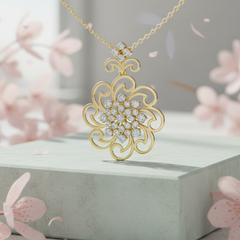 Modern Openwork Spiral Diamond