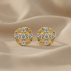 Radiant Cross Cluster Woven Diamond Luminary