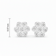 Floral Bloom Cluster Diamond Luminary