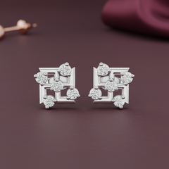 Divine Geometry Swastik Single Bloom Diamond