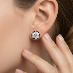 Floret Rosette Form Scatter Diamond Prestige