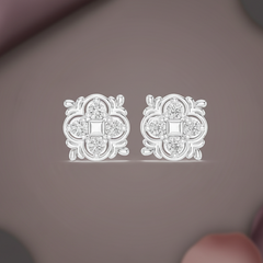 Filigree Flower Slab Scatter Diamond