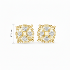 Filigree Flower Slab Scatter Diamond