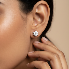 Hexagon Six-Side Diamond Cluster