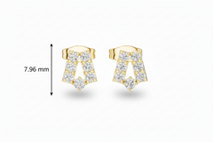 Sculpted Chevron Motif Diamond