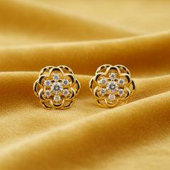 Detailed Openwork Petal Seven Stone Diamond