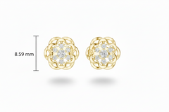 Detailed Openwork Petal Seven Stone Diamond