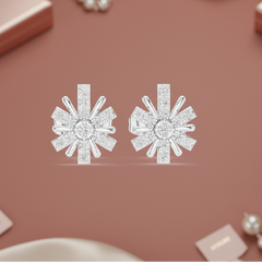 Natural Diamond Firework Motif