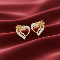 Sparkling Heart & Rose Diamond