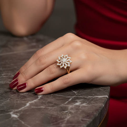 Inspired Starburst Cocktail Flower Diamond