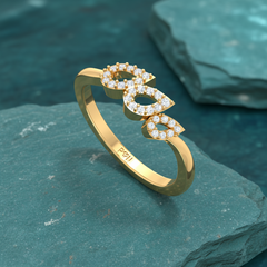 Triple Teardrop Open Frame Diamond