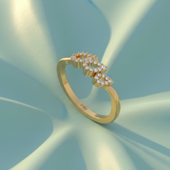 Triple Teardrop Open Frame Diamond