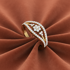 Symmetrical Triple Shank Openwork Diamond