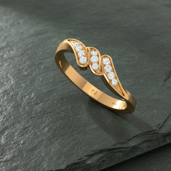 Sinuous Three-Tier Wave Diamond
