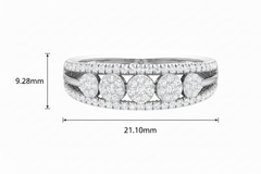 Five-Point Geometric Cluster Diamond