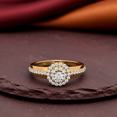 Opulent Diamond Stacked Dual-Tier Statement
