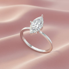 IGI cert. 2.00 ctw Marquise Single Stone Lab Grown Diamond