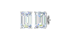1.50 ctw Emerald Lab Grown Studs