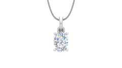 0.50 ctw One Stone Oval Lab Grown Diamond