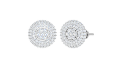 Opulent Diamond Layered Halo Concentric Double Brilliant