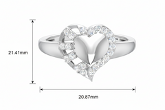 Heart Medallion Design Diamond