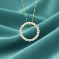Minimalist Eternity Circle Diamond