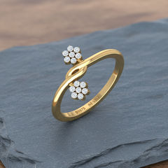 The Duo Bloom Flower Seven Stone Diamond
