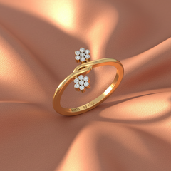 The Duo Bloom Flower Seven Stone Diamond