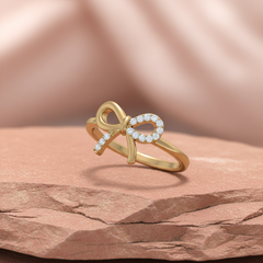 Resplendent Opulent Ribbon Bow Diamond