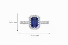 Emerald Cut Sapphire