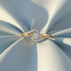 Fluid Blossom Inflection Curve Way Diamond