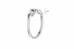Diamond Eternal Loop Swirl Flowing Sinuous Intertwined Romantic Graceful