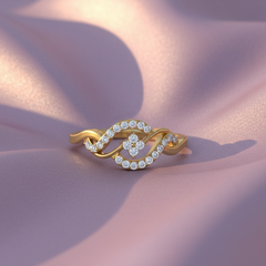 Diamond Eternal Loop Swirl Flowing Sinuous Intertwined Romantic Graceful