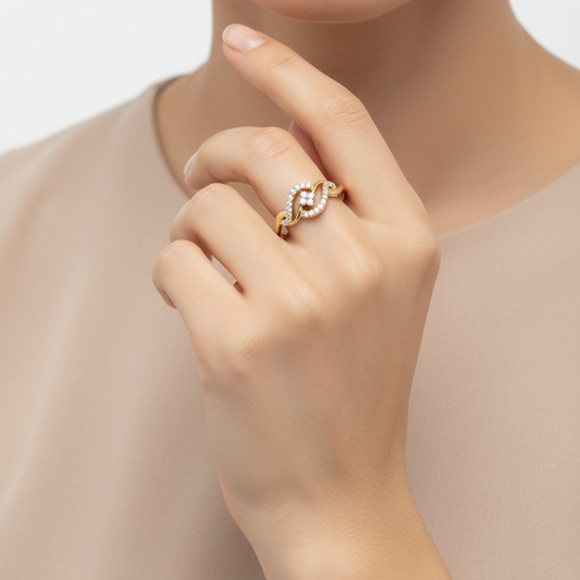 Diamond Eternal Loop Swirl Flowing Sinuous Intertwined Romantic Graceful