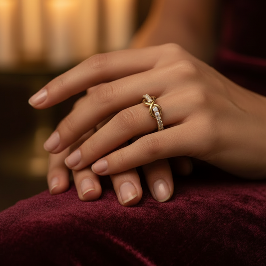 Flowing Diamond Eternal Loop Organic Infinity Fluid Feminine