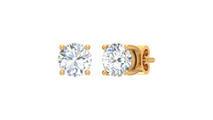 Four Prong Round Solitaire Diamond