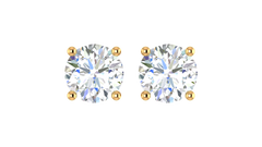 Four Prong Round Solitaire Diamond