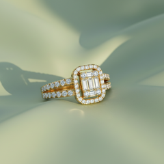 Dual-Row Diamond-Cut