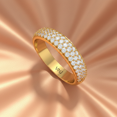 Triple-Row Honeycomb Setting